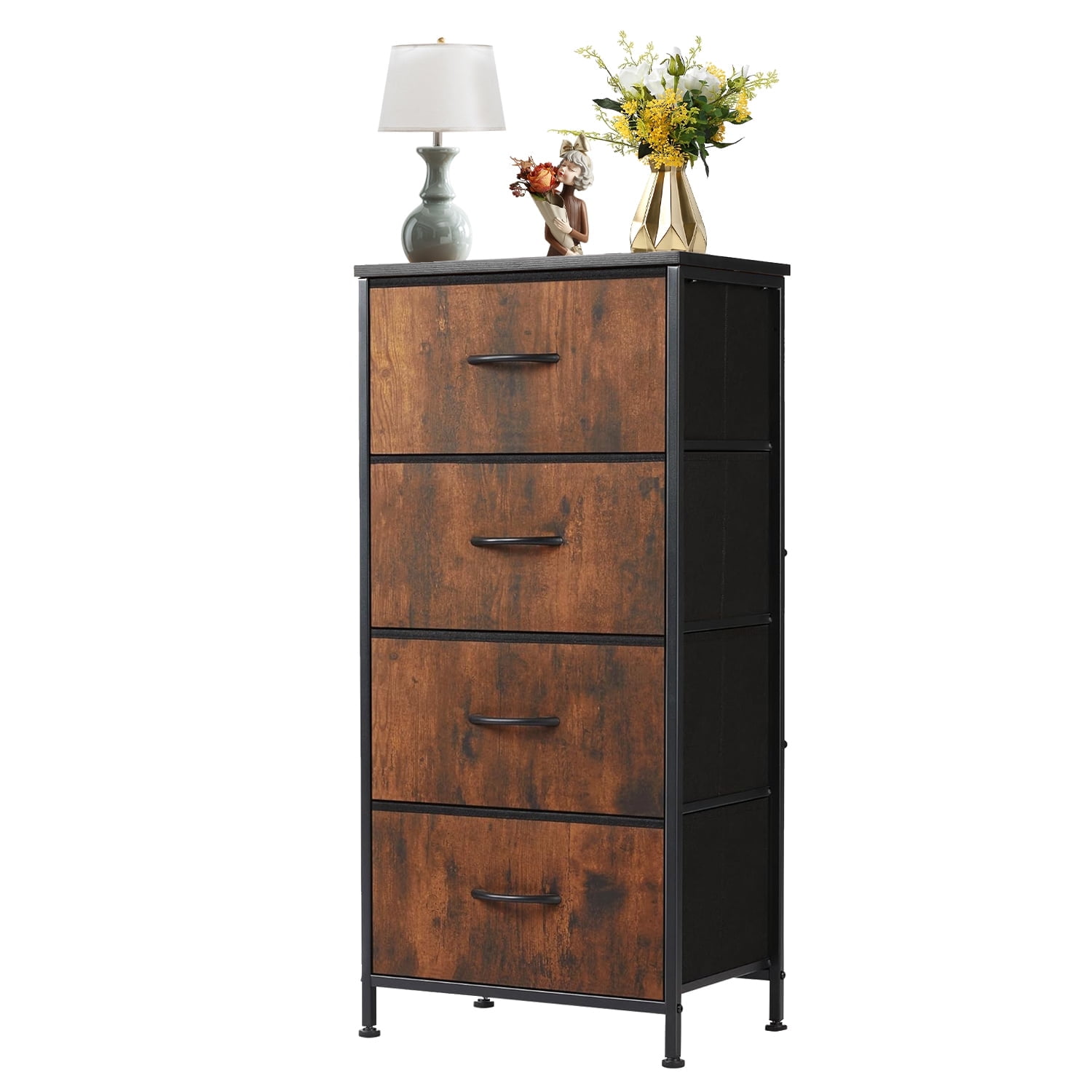 EZKAMFORT Tall 6 Drawer Dresser for Bedroom, Chest of Drawers