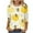 Yellow#06, variant on JTZGDY Fashion 3/4 Length Sleeve Crewneck T-Shirts for Women Cute Bee Printed Summer Tunic Tops Loose Oversized Graphic Holiday Gift Tees Blouse Black#01 XXL