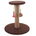 thumbnail image 3 of Miangastore Cat Scratching Post Flannel Hemp Rope Wood 1Pcs 11.8x10.6x10.6in, 3 of 8