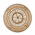 thumbnail image 6 of Auto Beyond Side Table-Bohemian Faux Rattan Weave Accent Table for Indoor Outdoor Use, Handcrafted Round Side Table for Living Room, Patio, Garden,Brown, 6 of 6
