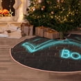 thumbnail image 5 of Sikiie Neon Sign For Books Christmas Tree Skirt, Christmas Tree Decorations, Christmas Decor, Tree Mat Decoration(30-48IN)-48", 5 of 6