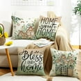 thumbnail image 6 of Throw Pillow Covers 20x20 Set of 4 Spring Pillow Covers Decorative Farmhouse Cushion Case for Sofa Couch Outdoor Living Room Home Decor, 6 of 6