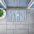 thumbnail image 3 of Winter Birches & Owl Printed Outdoor Door Mat, design by Darlene Seale, 18"x30", 3 of 8