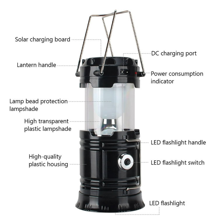 Lepro LED Camping Lantern Rechargeable , 1000LM 4400mAh Long-lasting  Perfect Lantern Flashlight for Hurricane and Power Outage Emergency Backup
