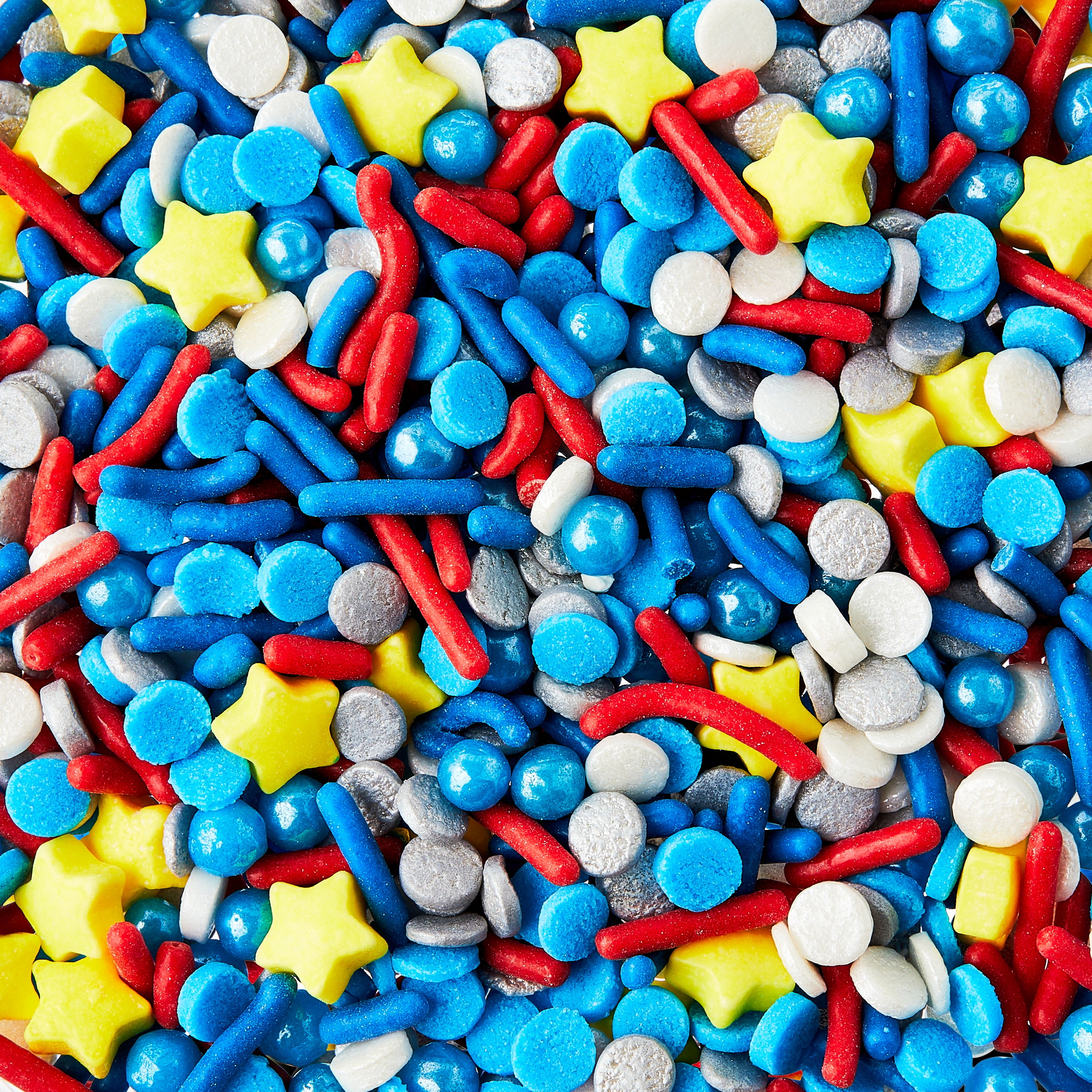 Great Value Silver Sequins & Stars Sprinkles, 2.5 oz