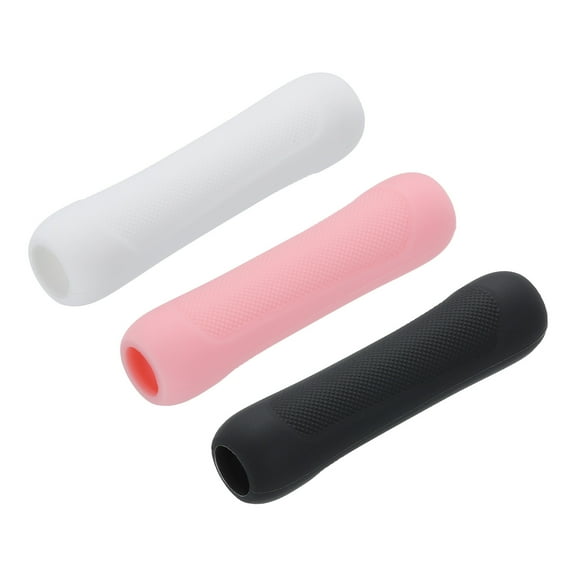3pcs Pen Grip Silicone Case Silicone Ergonomic Design Sleeve Holder for Stylus Pens, White Black Pink