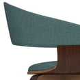 thumbnail image 6 of Simpli Home Lowell Bentwood Dining Chair in Light Turquoise Blue Linen Look Fabric, 6 of 10