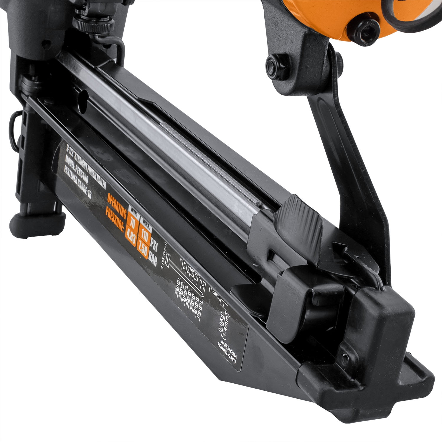 Freeman PFN64 Pneumatic 16-Gauge 2-1/2" Straight Finish Nailer with Nails (200 Count)