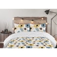 thumbnail image 5 of Ambesonne Garden Scene Down Alternative Quilt Comforter, Watercolor Boho Floral, Twin XL, Dark Turquoise and Mustard, 5 of 5
