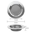 thumbnail image 3 of 3 Pack Kitchen Sink Strainer, Stainless Steel Sink Drain Strainer, Dishwasher,, 3 of 5