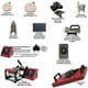 thumbnail image 2 of Combo 10 En 1 EV Technologies plancha sublimacion color roja y 150 articulos, 2 of 7