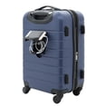 thumbnail image 2 of Set de equipaje Wrangler Smart azul marino de 20 pulgadas con portavasos, 2 of 8