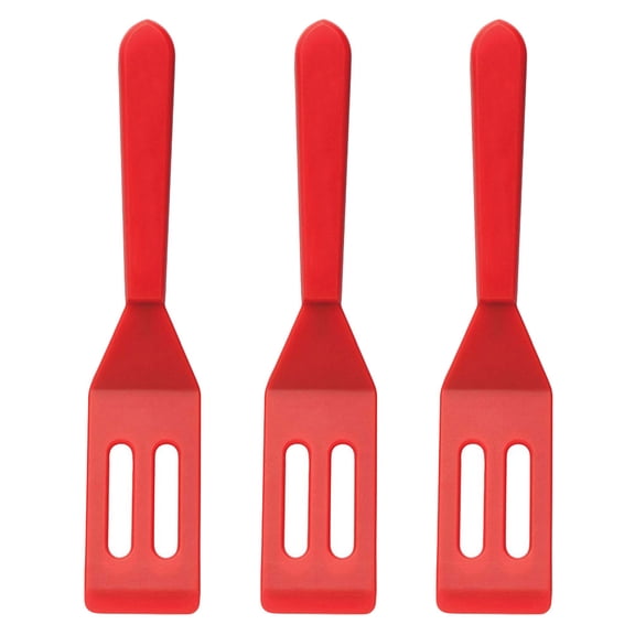 Jiandong Baking Utensil 3pcs Silicone High Non-Heat Rubber Kitchen Spatula(8.07X1.57X0.79Inch)