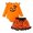 Red, variant on JIAYUE Baby Girls 2 Piece Halloween Outfits Ruffle Shoulder Long Sleeve Bodysuit And Bow Decor Skirt For Holiday Theme Parties,9-12 Months
