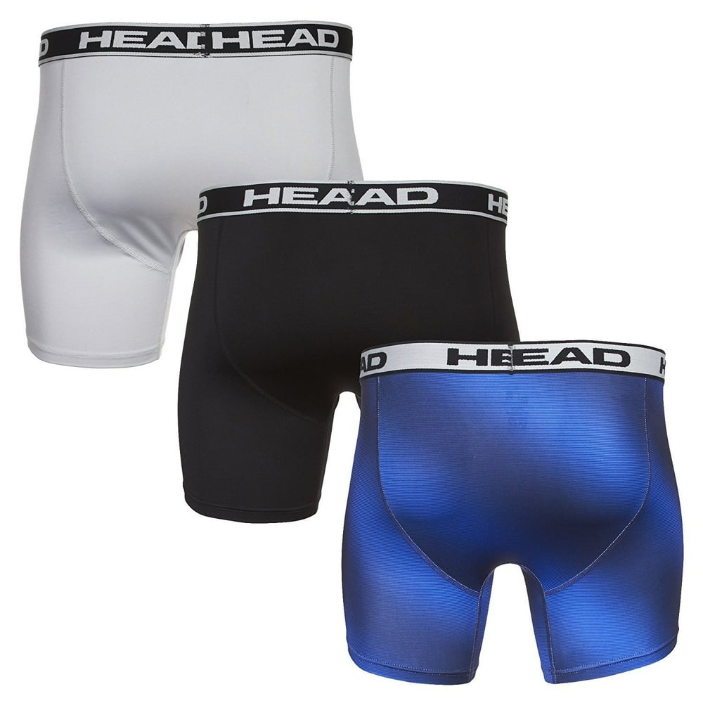 HEAD HEAD Mens Performance Underwear 3PACK Boxer Briefs