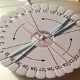 thumbnail image 2 of 4 Pcs Disque de Tissage Rond Carré Cordon Tressé en Mousse Outil de Tissage DIY, 2 of 10