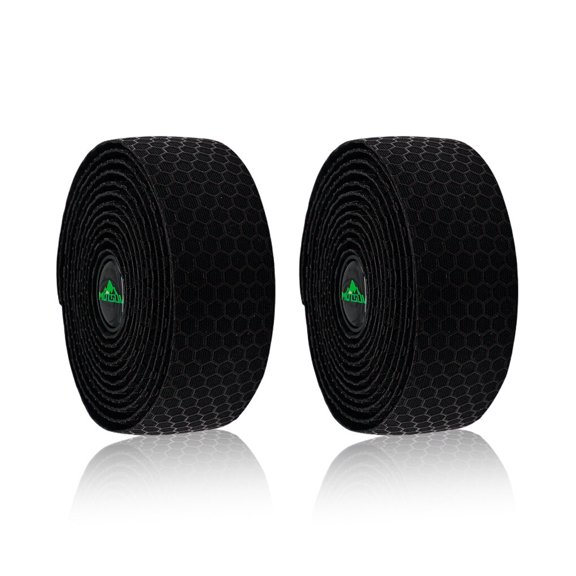 Cinta de manillar de bicicleta Greeniant 2 unids caja absorción de golpes EVA PU silicona autoadhesiva