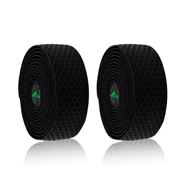 Cinta de manillar de bicicleta Greeniant 2 unids caja absorción de golpes EVA PU silicona autoadhesiva