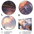 thumbnail image 3 of Designart "Blissful Mountain Views I" Countryside Metal Art Print, 3 of 5