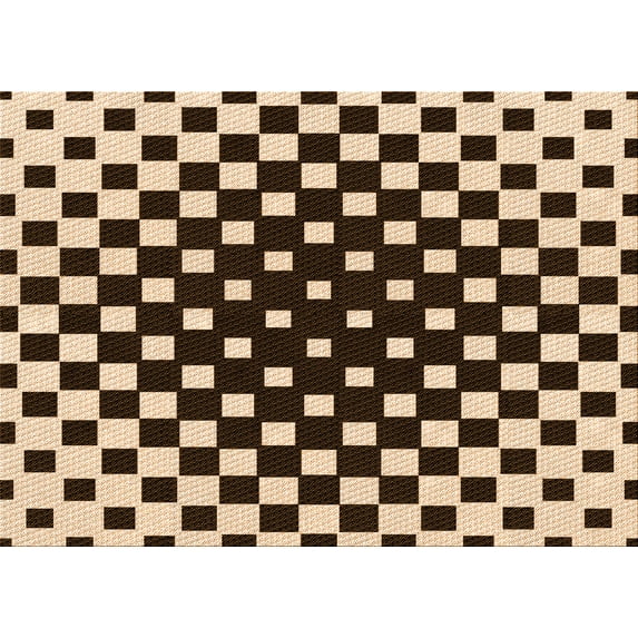 Ahgly Company Machine Washable Indoor Rectangle Transitional Night Red Area Rugs, 4' x 6'