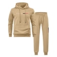 thumbnail image 7 of fheaev Sweatsuits for Men 2 Piece Hoodie Men'S Jogging Tracksuit Set Casual Athletic Running Sports Suits Drawstring Long Sleeve Outfit Pullover Suit Set, 7 of 7