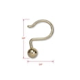 thumbnail image 6 of Utopia Alley Adjustable 72-In Shower Curtain Tension Rod - Rust-Proof Aluminum with Rubber End Cap, No Drill Installation - Extendable, Easy to Hang, With Shower Liner and Hooks, Gold Finish, 6 of 9