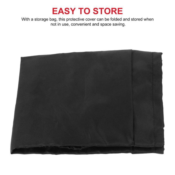 Housse Vélo Imperméable Oxford 210D - Noire, Anti-poussière UV, 129x61x145 Cm, Avec Sac De Rangement, Pour Vélo D'appartement