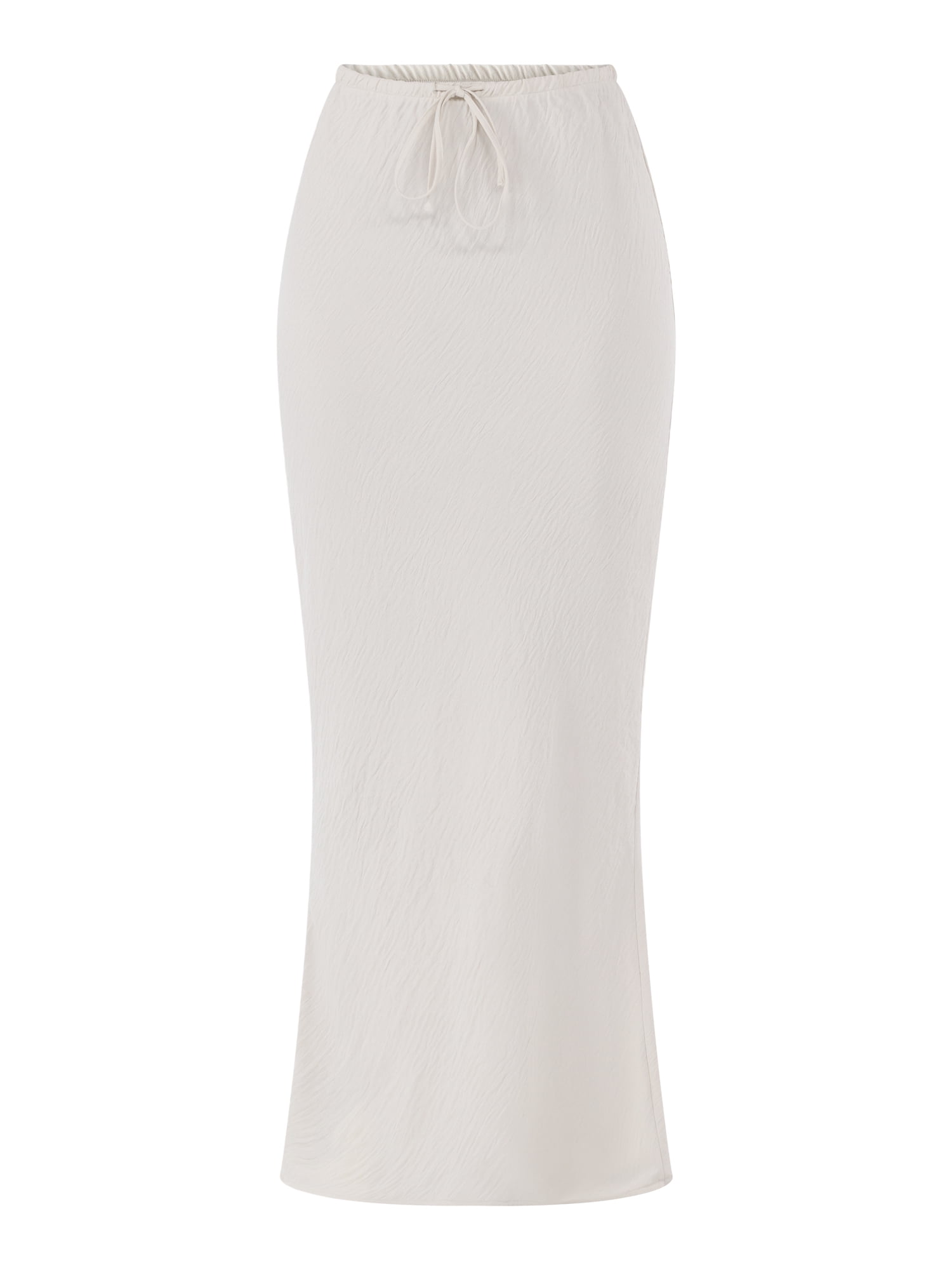 No Boundaries Slip Drawstring Maxi Skirt, Women's