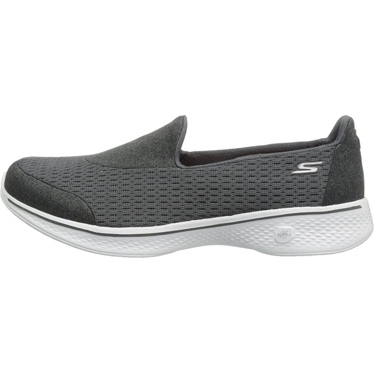 Skechers Performance Women s Go Walk 4 Pursuit Walking Shoe Charcoal 7.5 M US Walmart