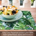 thumbnail image 3 of CounterArt Green Palms  Reversible Easy Care Plastic Placemat 4-Pack, 3 of 8