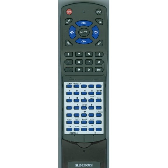 Replacement Remote for LG DP122, DP122-NU, AKB336959510