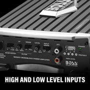 BOSS Audio Systems AR1500MK مكبر صوت السيارة ، 8 مجموعة أسلاك القياس - 1500 إخراج عالي ، 2 / 4 Ohm Stable ، Class AB ، Monoblock ، Mosfet Power Supply ، Remote Subwoofer Control ، Stereo