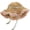 Coffee color, variant on Lynono Stylish Unisex Paper Straw Hat With Fashionable Color Ropes Outdoor Hat Perfect For Beach City Commute