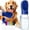 Navy Blue, variant on Mr. Pen- Dog Water Bottle, 19 oz, Large, Pink