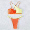 thumbnail image 4 of MKLEKYY Maillot de Bain Grande Taille pour Femmes Haut de Bikini Rayé, 4 of 4