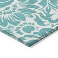 thumbnail image 4 of Addison Rugs Chantille Indoor/Outdoor Transitional Floral Teal Washable Rectangle Rug, 10' x 14', 4 of 6