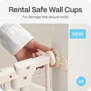 Perma Child Safety 28.8-40.1 Safe Step Baby Gate with Rental Safe Wall Protectors