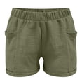 thumbnail image 3 of Kids Shorts Quick Dry Workout Green Shorts Elastic Waist Sports Short 5-6 Years, 3 of 4