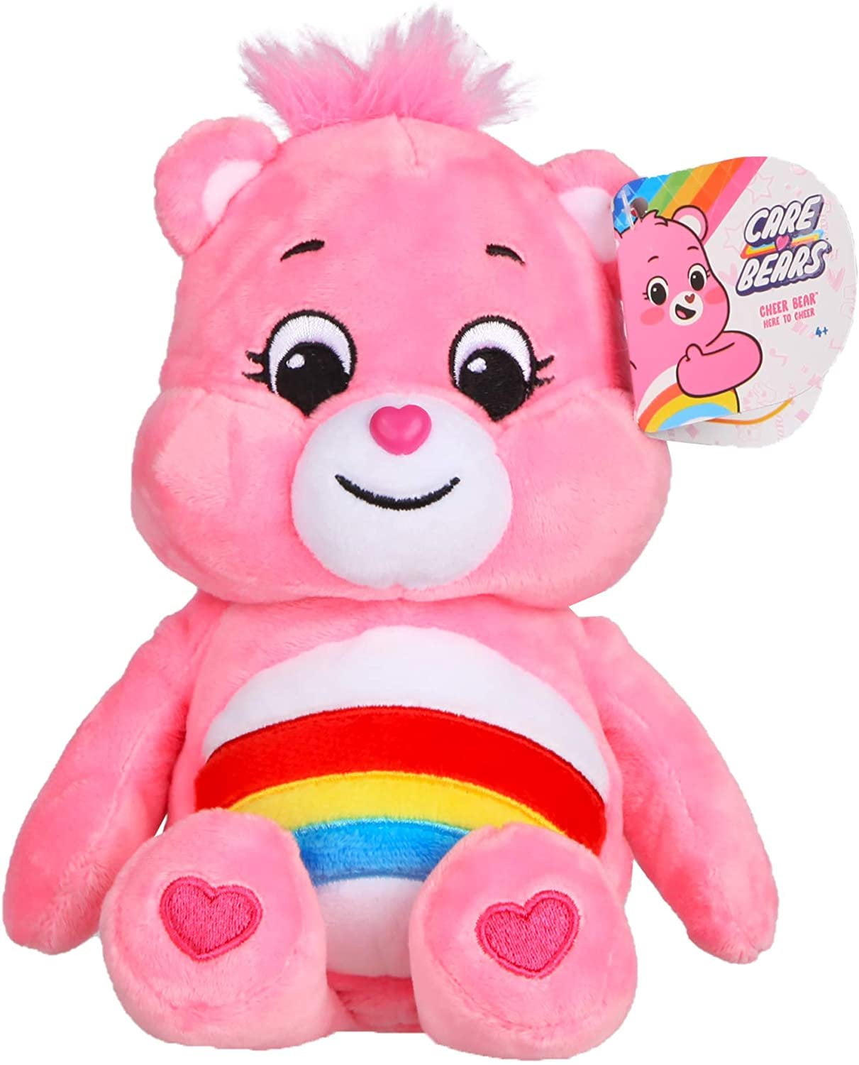 NEW OFFICIAL 12" CARE BEAR CHEER BEAR SOFT PLUSH TOY 