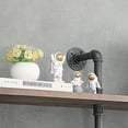 thumbnail image 3 of HGH Étagère Industrielle en Tuyau Étagère de Rangement Échelle en Bois Rustique Moderne 3 Niveaux Design Mural Rétro DIY (47.2 Po), 3 of 7