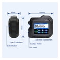DC98 12.7mm Portable Mini Printer 2.8inch Touchscreen Handheld Inkjet ...