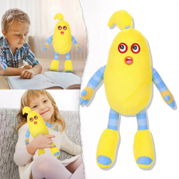 NAOJIE 12-Inch Singing Monster Soft Stuffed Animal Plush (Banana Little Monster),My Singing Monsters Plush,My Singing Monsters Toys,My Singing Monsters