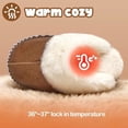 thumbnail image 5 of Kids Plush Fuzzy Slippers for Toddler Boys & Girls, Soft Warm Winter House Shoes, Non-Slip Thick Sole Bedroom Slides for Little Kid & Big Kid, 5 of 6