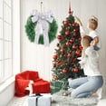 thumbnail image 6 of ZOELNIC Shining Ribbon Fairy Lights LED Christmas Lights, DIY Lace Bow Battery Operated Xmas Tree Holiday Indoor Outdoor Christmas Decor, 6 of 7