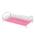 thumbnail image 2 of Labymos G3580 Drainer Rack Single Layer Kitchen Countertop Dish Bowl Plate Drainer with Water Tray, 2 of 8