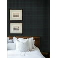 thumbnail image 6 of NextWall Dark Blue & Evergreen Tailor Plaid Peel and Stick Wallpaper, 6 of 7