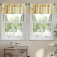 thumbnail image 2 of LALILO Kitchen Curtain Valance Andes Mountain Andes Mountain Rod Pocket Window Curtain 52"x 18" Set of 2, 2 of 7