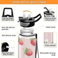 thumbnail image 4 of Strawberry Fruits 32oz Water Bottles with Straw Tritan Leakproof Sports Bottle BPA Free Clear for Fitness Gym Swimming Cycling, 4 of 7