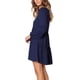 thumbnail image 4 of Vestido túnica de verano para mujer, cuello en V, informal, suelto, fluido, vestidos de cambio de columpio Ormromra WMZL-2054-31, 4 of 7