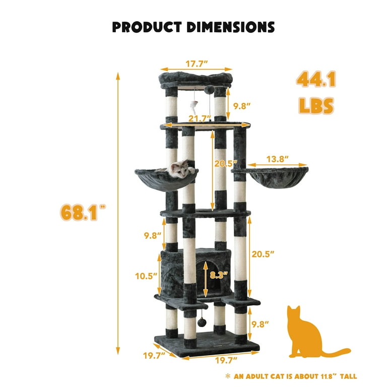 Biggest cat cheap tree ever